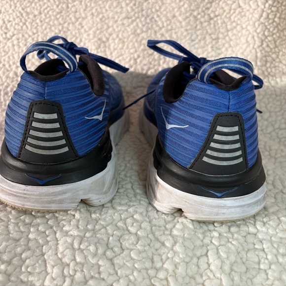 Hoka Men's Bondi 8 Vibrant Blue Athletic Shoes - Picture 5 of 8